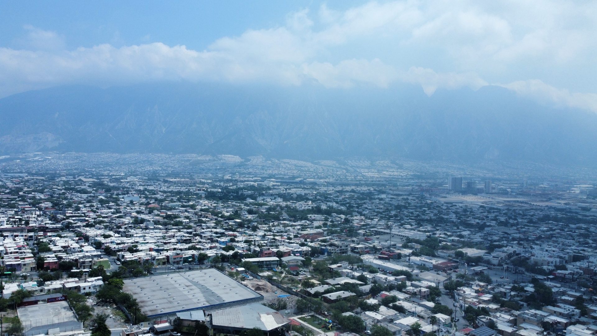 Avance de obra visto desde dron